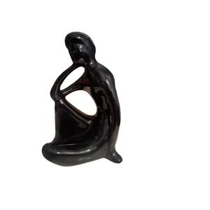 Rosenthal Netter Black Figurine Statue Abstract Modern Decor‎ Sculpture